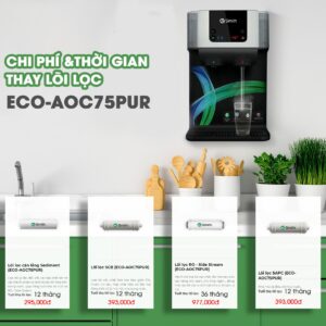 Bộ lõi lọc nước AO Smith ECO-AOC75PUR